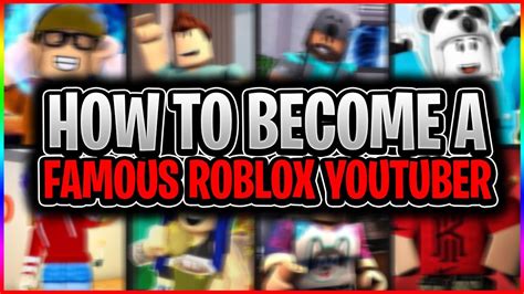 How To Become A Famous Roblox Youtuber Youtube