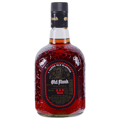 Old Monk 7 Yr Indian Rum 750ml Gv Wine And Spirits