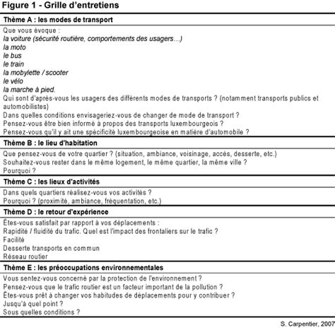 Exemple Guide D Entretien Semi Directif  Redevenir Normal