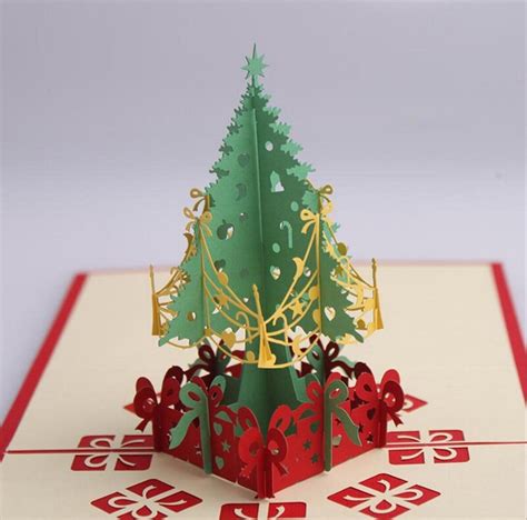 Check spelling or type a new query. 10pcs 3D Christmas Tree Handmade Kirigami Origami For Merry Christmas Party Invitation Cards ...