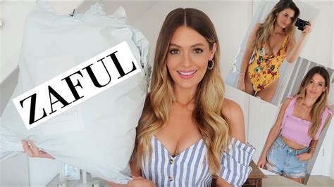 Huge Zaful Haul And Try On Holiday Swimwear End Of Summer Youtube