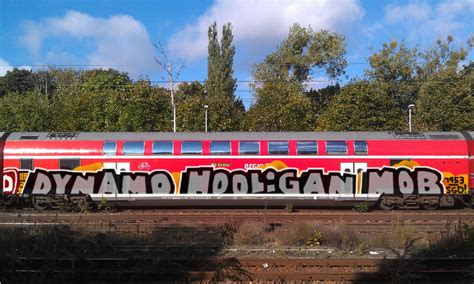 14/02/2020 dynamo dresden attacked st. Graffiti Unlimited - Bombing of Regio Train in Berlin by ...