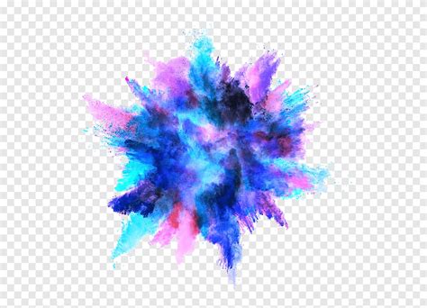 Color Explosion Explosion Purple Blue Png Pngegg