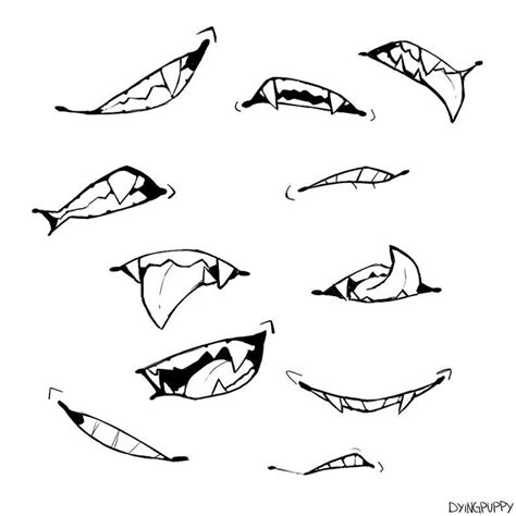 How To Draw A Smirk Sketch Mouth Drawings Sketches