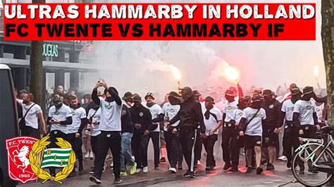 Hammarby Fans In Holland Fc Twente Vs Hammarby If 27 07 2023 Youtube