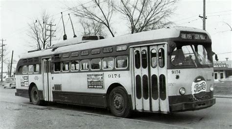 Detroit Transit Bus And Trolley Photos 1950s Pg1