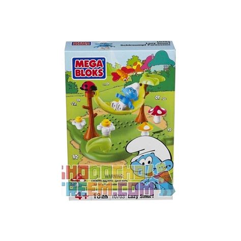 Mega Bloks 10703 Xếp Hình Kiểu Lego Trolls World Tour Lazy Smurf Lazy