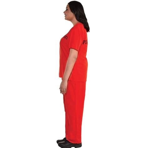 Adult Orange Prisoner Costume Party City