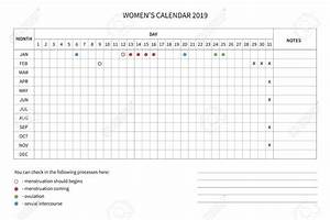 The Menstrual Cycle Calendar Template Get Your Calendar