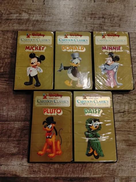 LOT OF Walt Disney Limited Gold Edition Cartoon Classics VHS English PicClick CA