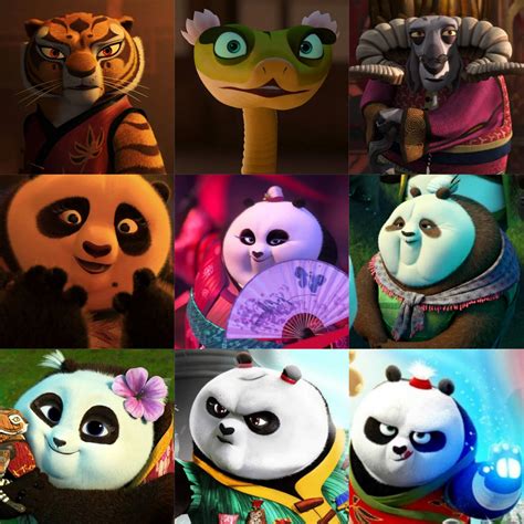 Kung Fu Panda Characters