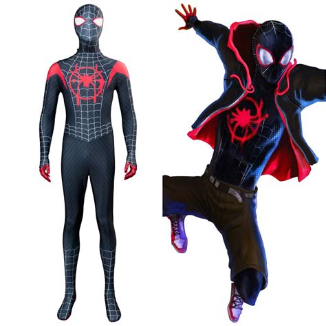 Liev schreiber, jake johnson, mahershala ali and others. Spider-Man: Into the Spider-Verse Miles Morales Outfit ...
