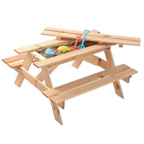 Buy Idooka Childrens Picnic Bench Small Wooden Garden Furniture Table