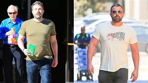 ben affleck shows off big muscles with buff body after finishing rehab hollywood life