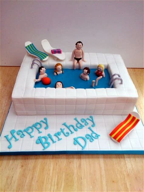 Swimming Pool And Sunbeds Cake Susies Cakes
