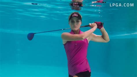 Lexi Thompson Goes Underwater For 2017 Red Bull Shoot Lpga Ladies Professional Golf Association