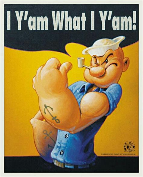 I Yam What Yam Popeye The Sailor Man Classic Cartoons Animated