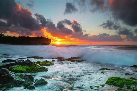 Shipwreck Beach Kauai Sunrise Photograph By Sam Amato