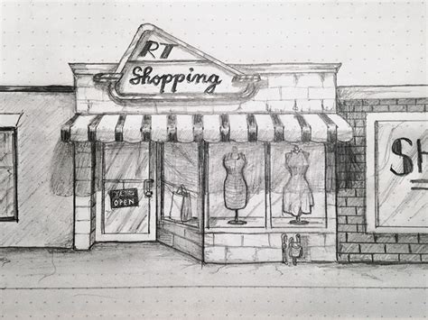 Shopping Sketch By L2d Dribbble