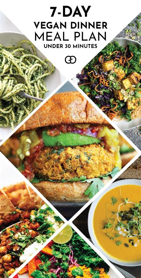7 Day Easy And Delicious Vegan Dinner Plan Recipe All Things