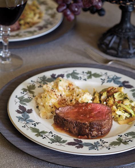 You can replace half of the soy sauce with red wine for a more complex flavor, reviewer lisa k recommends, or use the marinade of your choice. Beef Tenderloin Medallions with Madeira Sauce - Southern ...