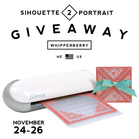 Whipperberry My Favorite Crafting Tool Silhouette Portrait Giveaway