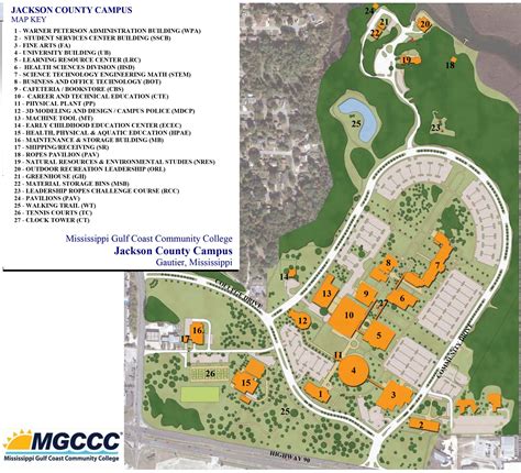 Mgccc Jackson County Campus Map Table Rock Lake Map