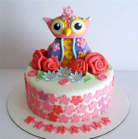 Fun Owl Birthday Cake Party Cakes Owl Cake Birthday Cake