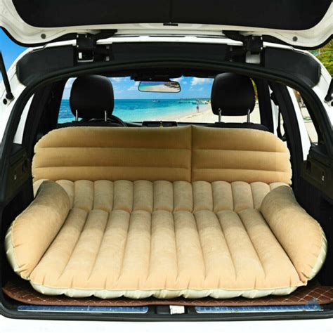 Car Air Mattress Travel Inflatable Back Seat Suv Pad With Pump Ebay