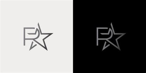 Letter R Star Logo Vector Images Over 580