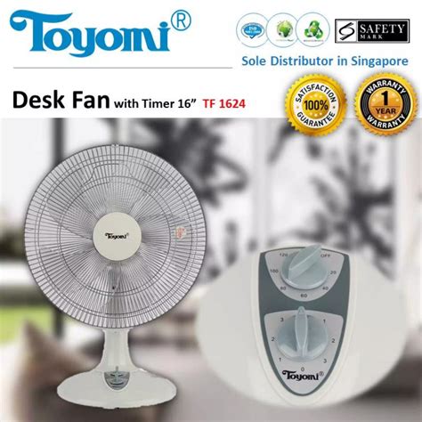 Toyomi 16 Desk Fan Furniture And Home Living Lighting And Fans Fans On