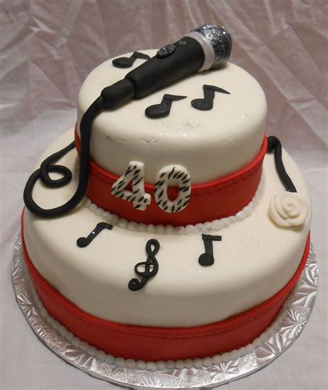 Music Microphone Cake Microphone Cake Cake Desserts
