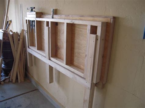 Fold Down Work Bench For My Garage Work Shop By Tomahawk411