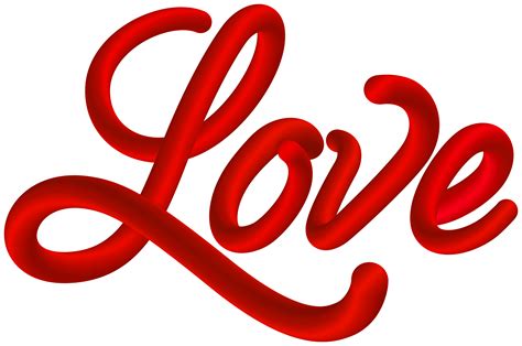 Love Word Png Png Image Collection