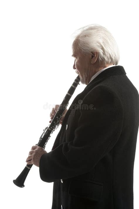 Man Playing Clarinet Stock Photo Image Of Musician Instrument 65231488