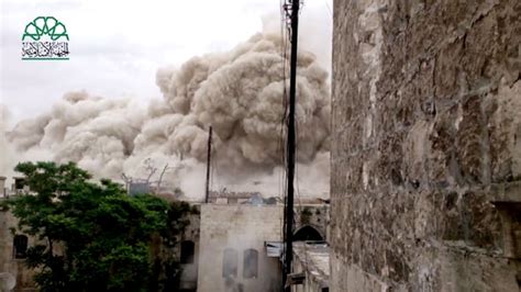 سوريا تفجير قاعدة لقوات وشبيحة النظام بفندق أثري في حلب Cnn Arabic