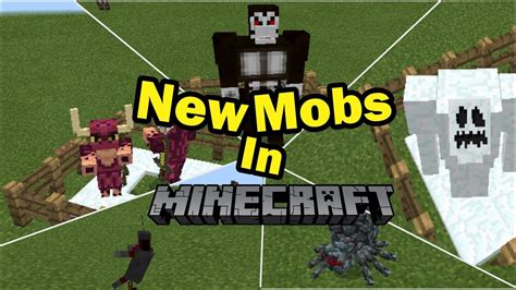 New Mobs Are In Minecraftminecraft Addon Showcase Youtube