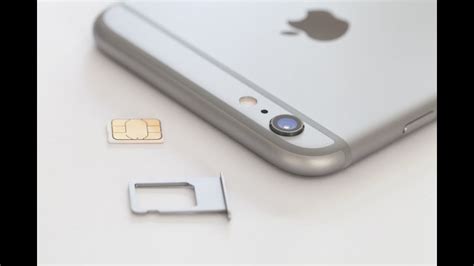 Iphone 6 6s Plus How To Insert Remove A Sim Card Youtube