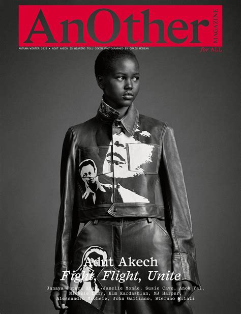 Adut Akech Covers Another Magazine Autumnwinter 2020 By Craig Mcdean