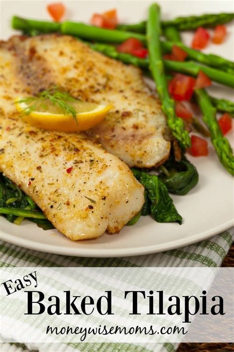 Make Easy Baked Tilapia In Just 20 Minutes Moneywise Moms Easy