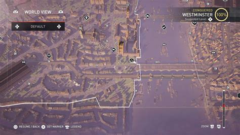 Assassins Creed Secrets Of London Map Maps Database Source