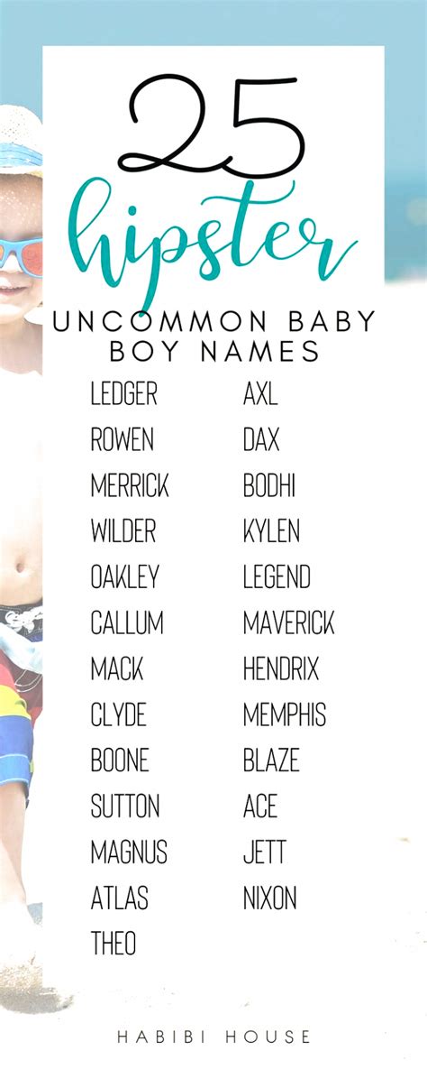 You Have To See This Very Unique Baby Boy Names List For The Hipster