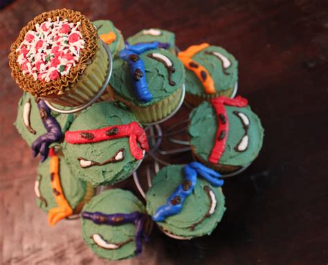 Teenage Mutant Ninja Turtle Cake And Cupcakes The Requeste Flickr