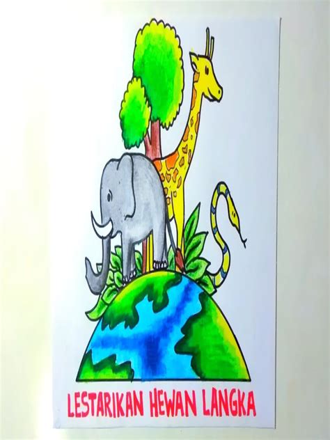 Detail Contoh Gambar Poster Pelestarian Hewan Langka Koleksi Nomer 11