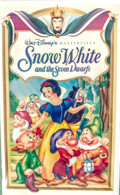 Disney Snow White And The Seven Dwarfs Vhs Masterpiece Collection