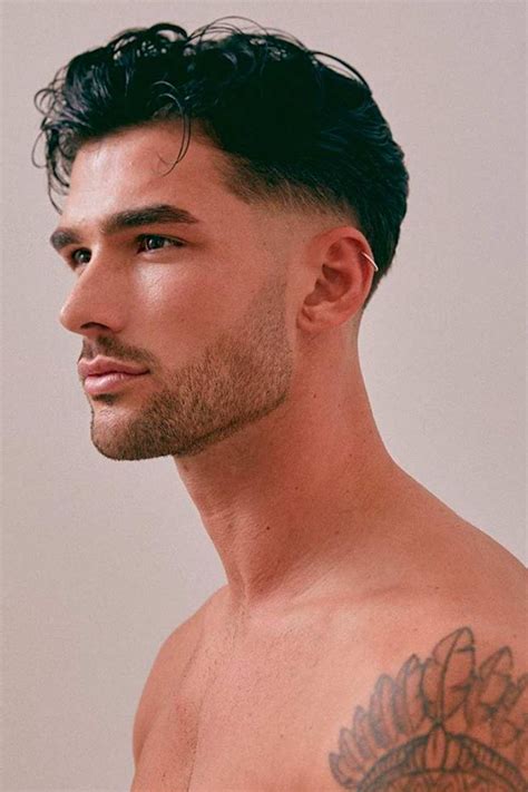 Fresh Hairstyles For Men With Wavy Hair Faded Hair Male Haircuts