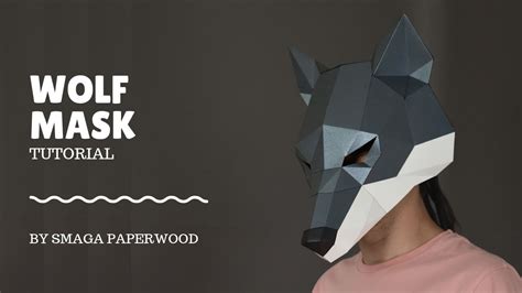 How To Make A Wolf Mask Diy Tutorial Youtube
