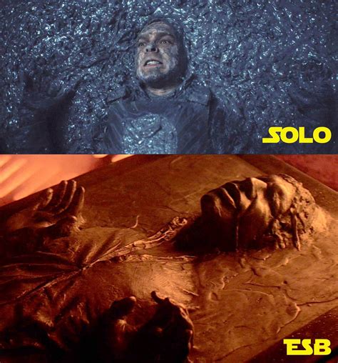 The Scene In Solo A Star Wars Story Where Han Solo Falls In The Mud