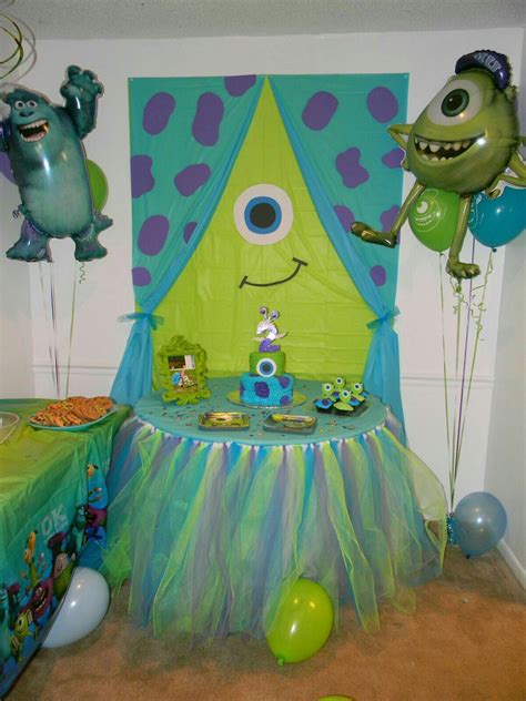 Pin By Julissa On Monster Inc Party Ideas Monster Birthday Parties