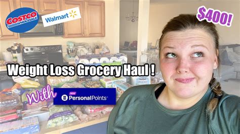 Costco Grocery Haul For Weight Loss Healthy Costco And Walmart